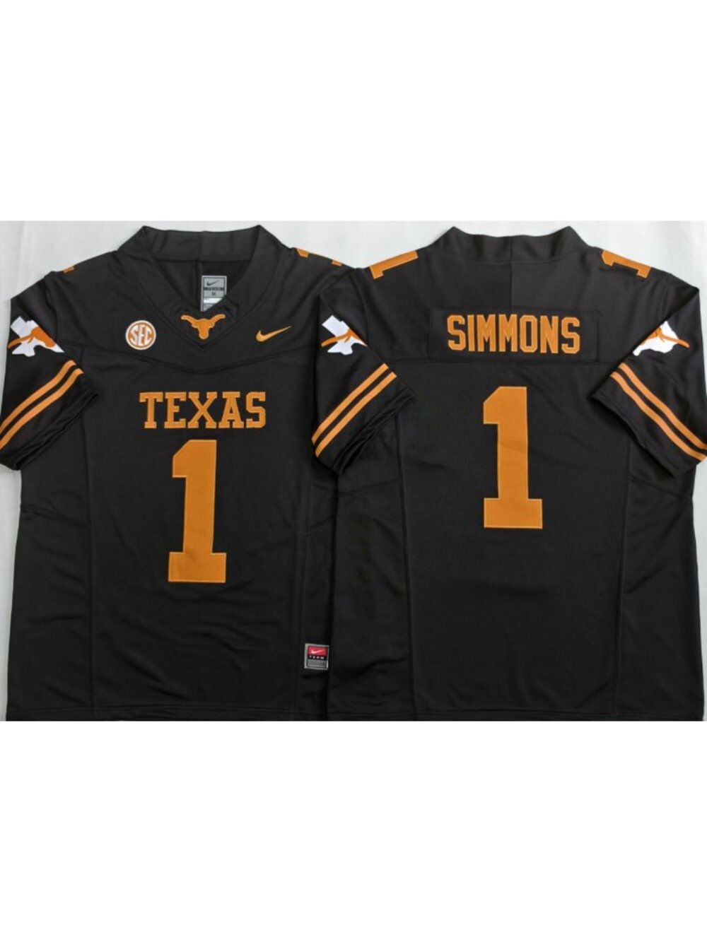 Colin Simmons Black Jersey Vapor Stitched